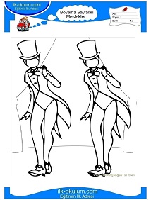 Çocuklar İçin Dansçı Boyama Sayfaları 
